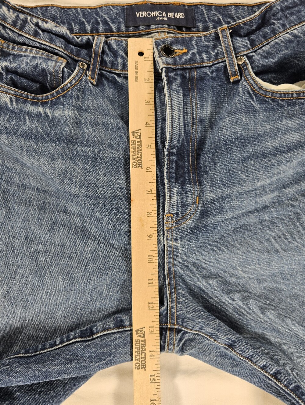 Veronica Beard Jeans Womens 30 Dylan Straight Ankle Roadside Blue Wash Denim - Picture 10 of 12